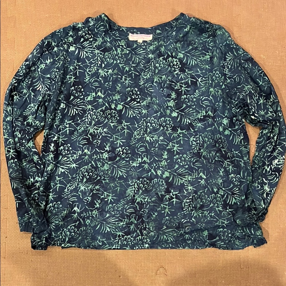 Batik Long Sleeve Rayon Shirt